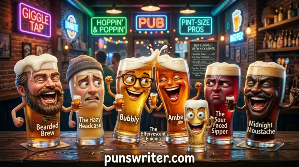 Beer Nicknames for Social Media Captions