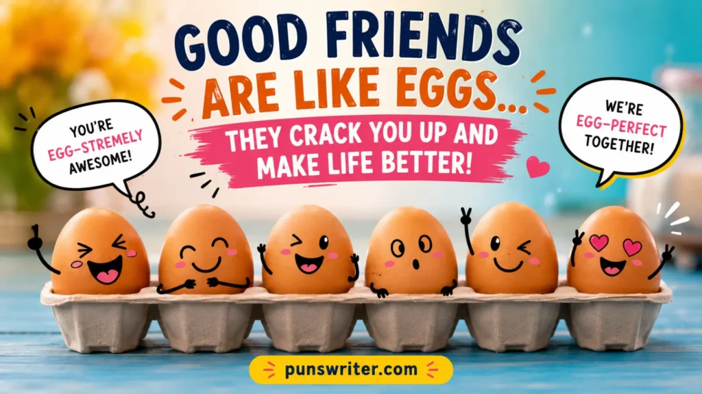 Egg Words Puns for Friends