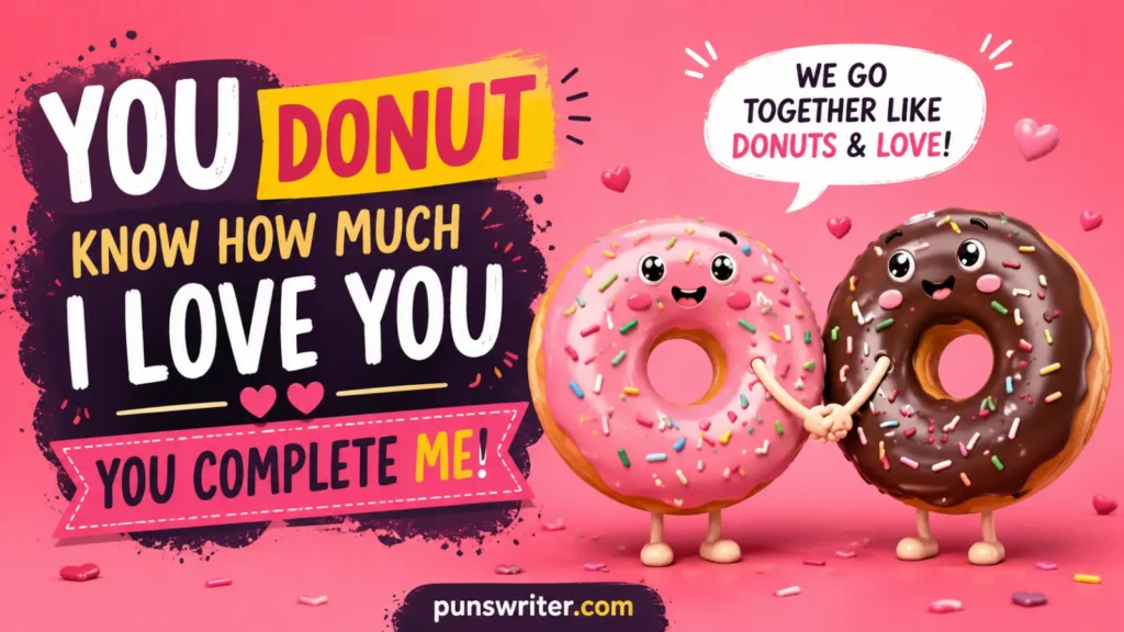 Funny Donut Love Puns