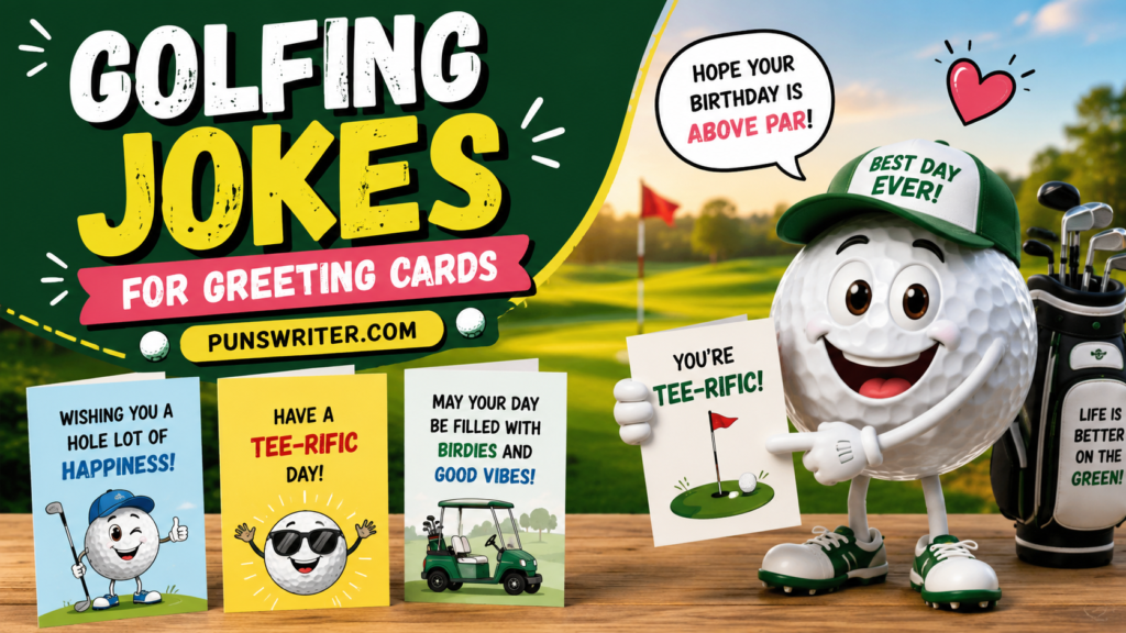 Golfing Jokes for Greeting Cards