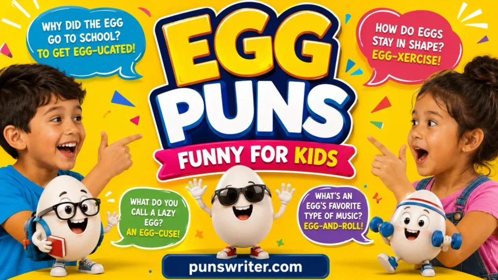 Egg Puns Funny for Kids