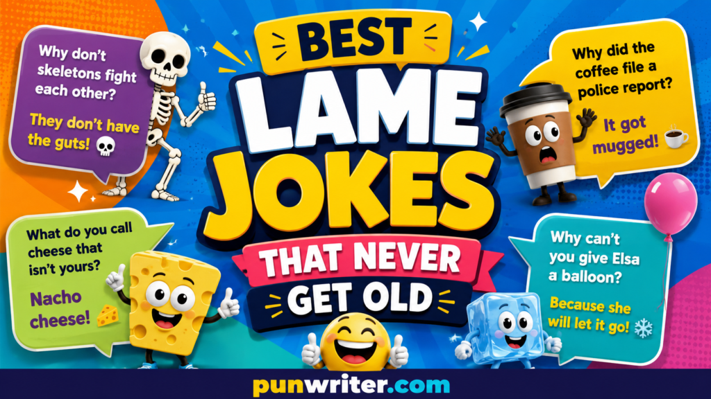 Best Lame Jokes That Never Get Old