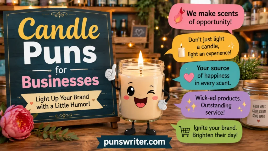 Candle Puns for Businesses