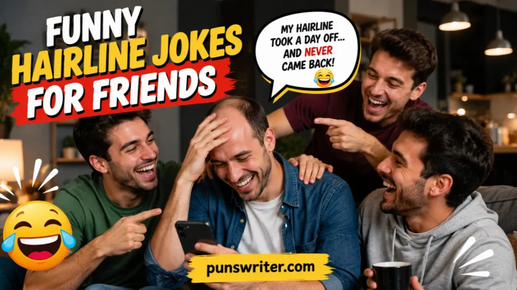 Funny Hairline Jokes for Friends