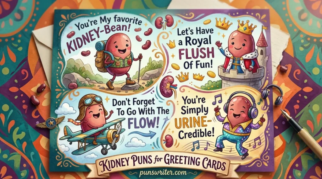 Kidney Puns for Greeting Cards