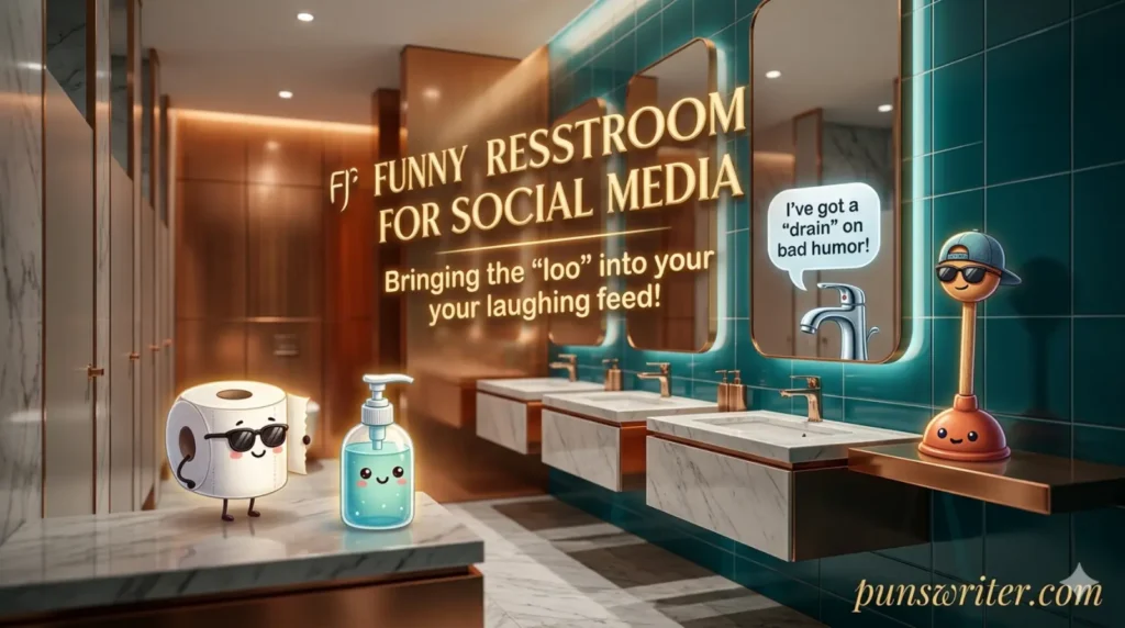 Funny Restroom Jokes for Social Media