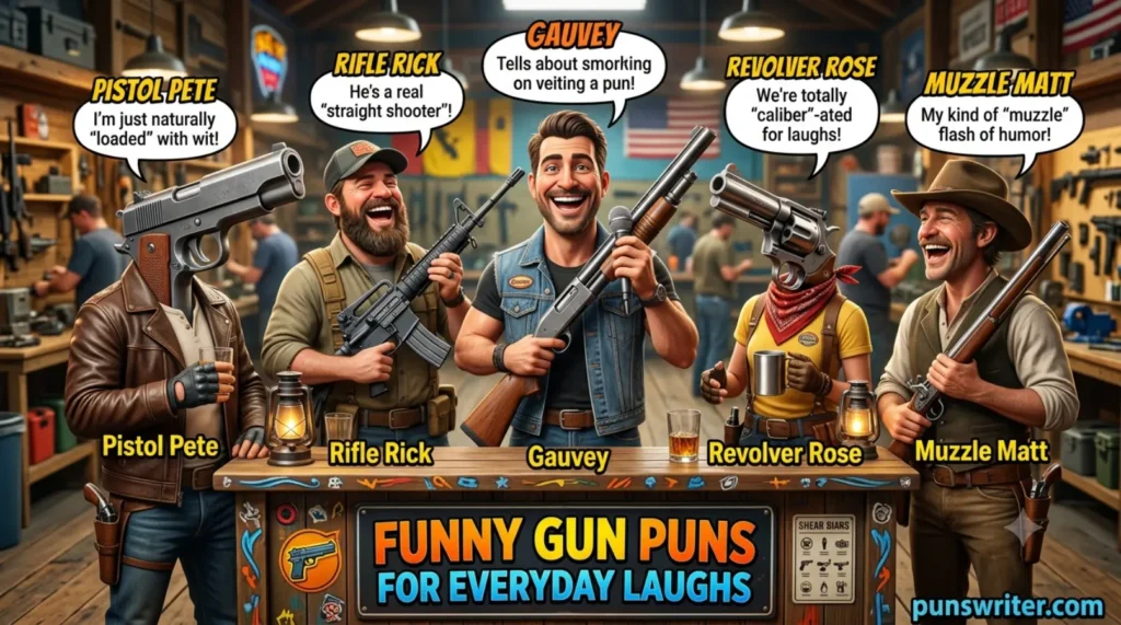 Funny Gun Puns for Everyday Laughs