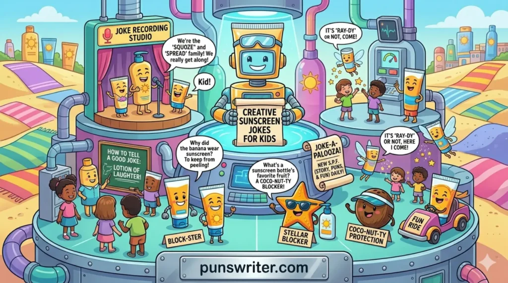 Creative Sunscreen Jokes for Kids