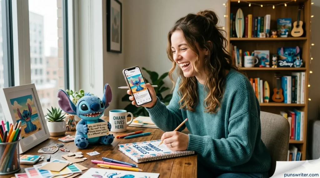 Funny Stitch Jokes for Instagram Captions