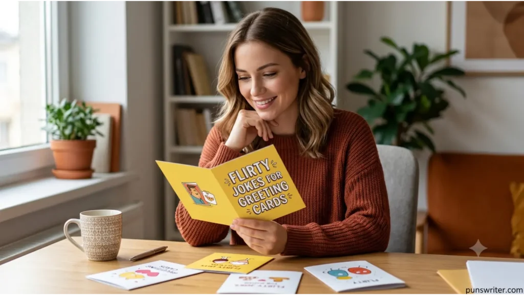 Flirty Jokes for Greeting Cards