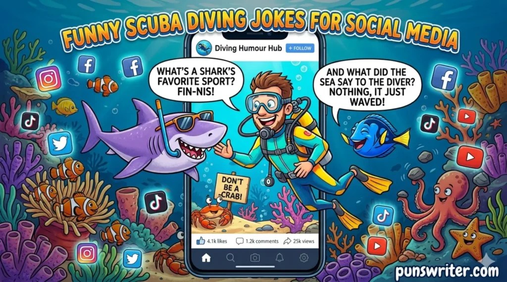 Funny Scuba Diving Jokes for Social Media