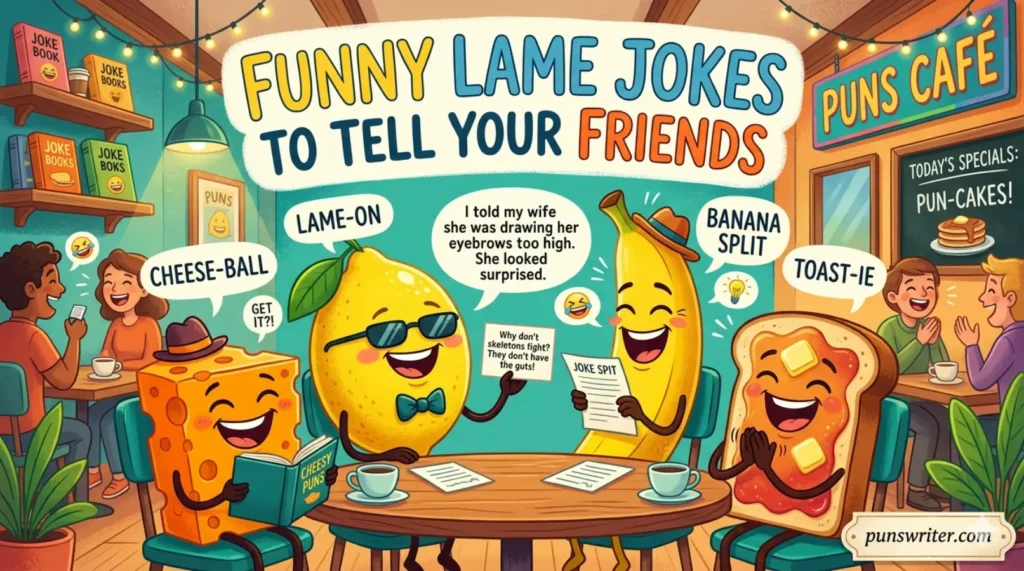 Funny Lame Jokes to Tell Your Friends
