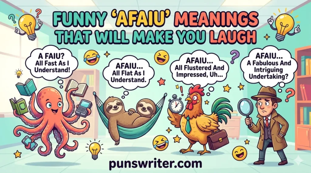 Funny AFAIU Meanings That Will Make You Laugh