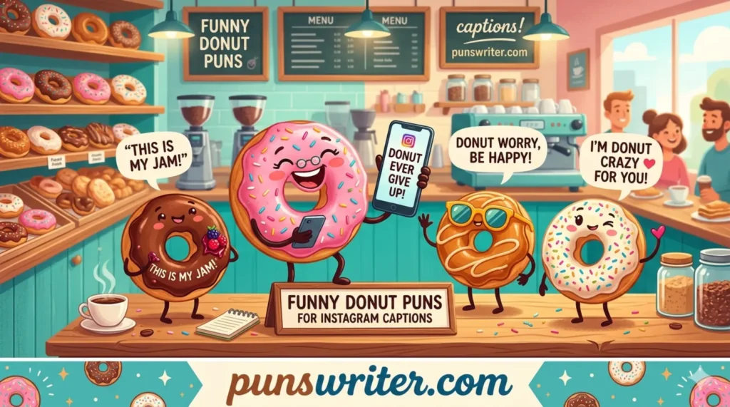 Funny Donut Puns for Instagram Captions