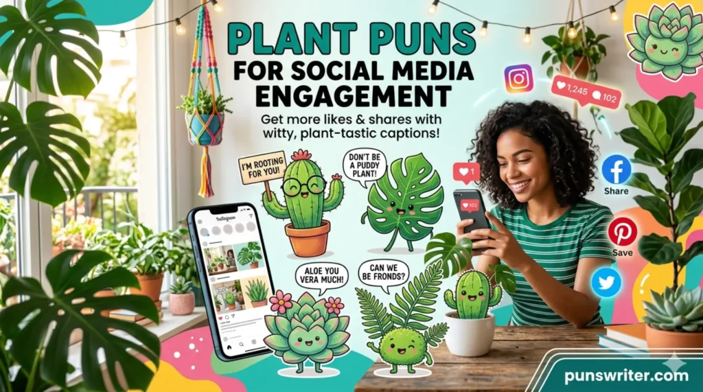 Plant Puns for Social Media Engagement