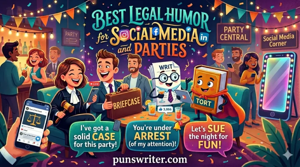 Best Legal Humor for Social Media and Parties
