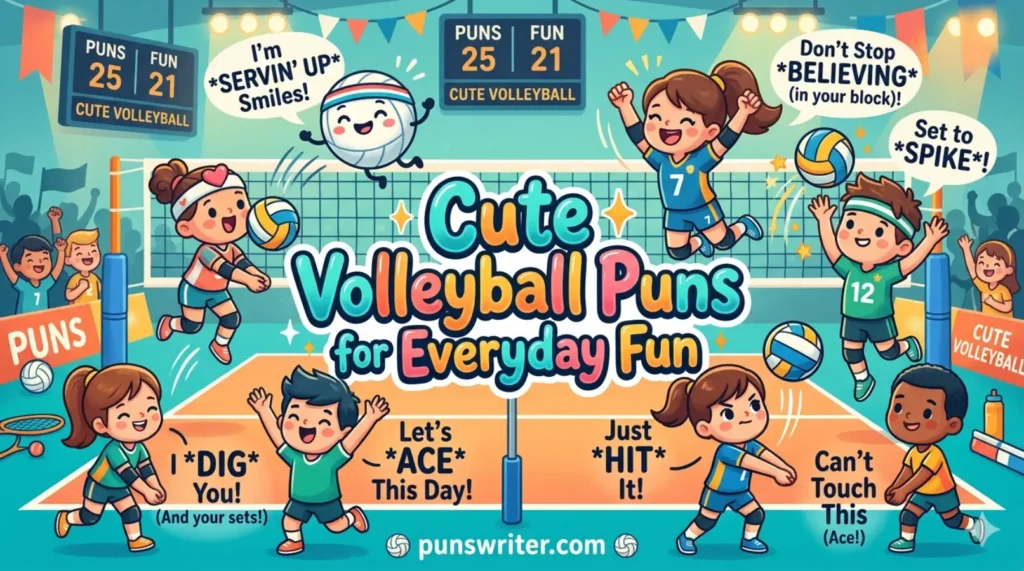 Cute Volleyball Puns for Everyday Fun
