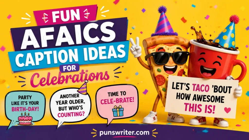 Fun Afaics Caption Ideas for Celebrations