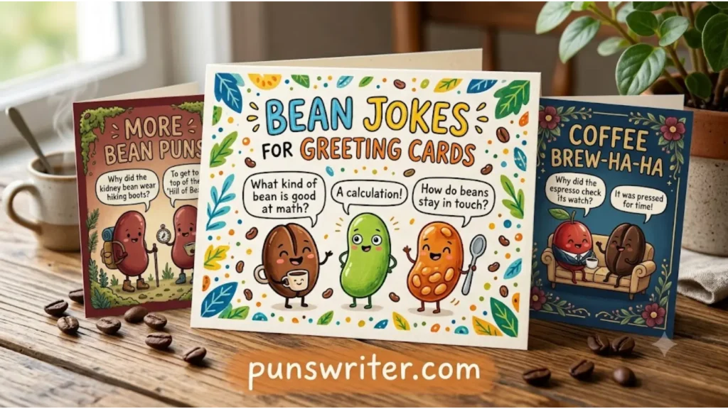 Bean Jokes for Greeting Cards
