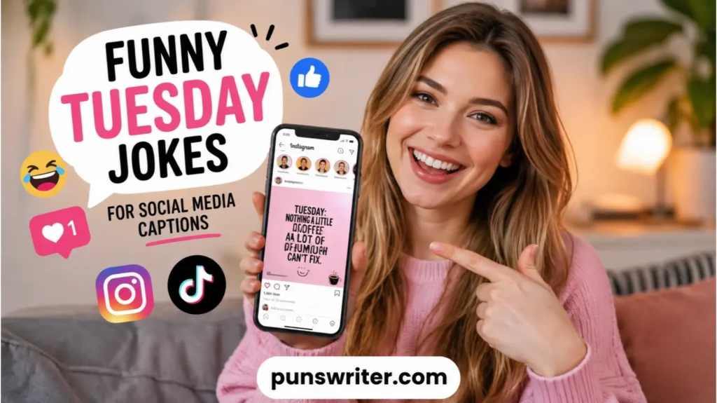 Funny Tuesday Jokes for Social Media Captions
