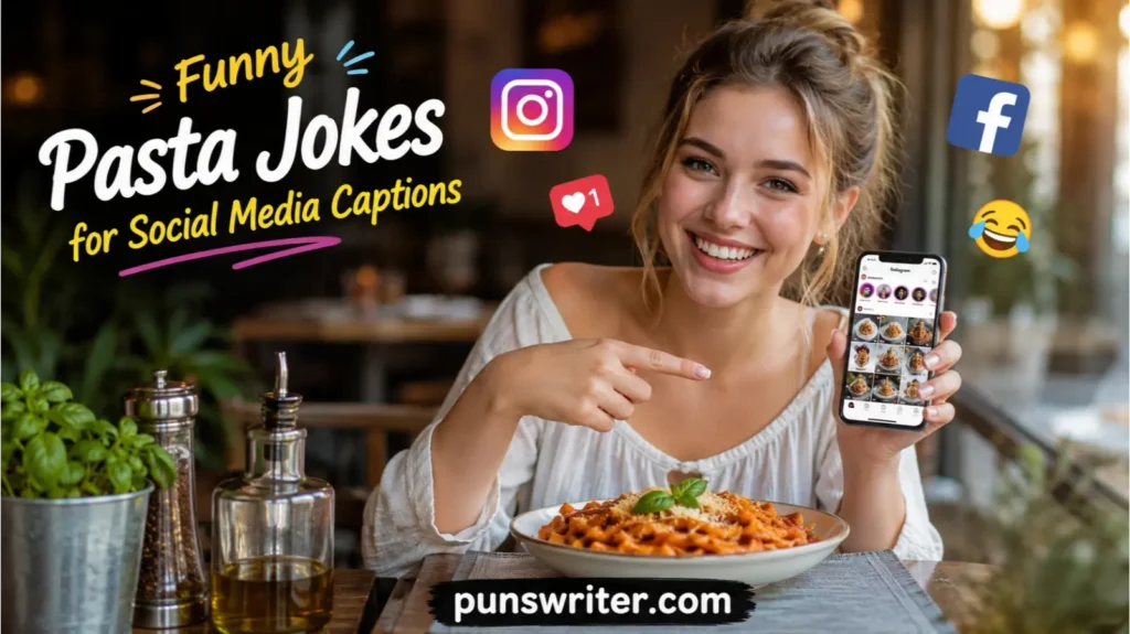 Funny Pasta Jokes for Social Media Captions
