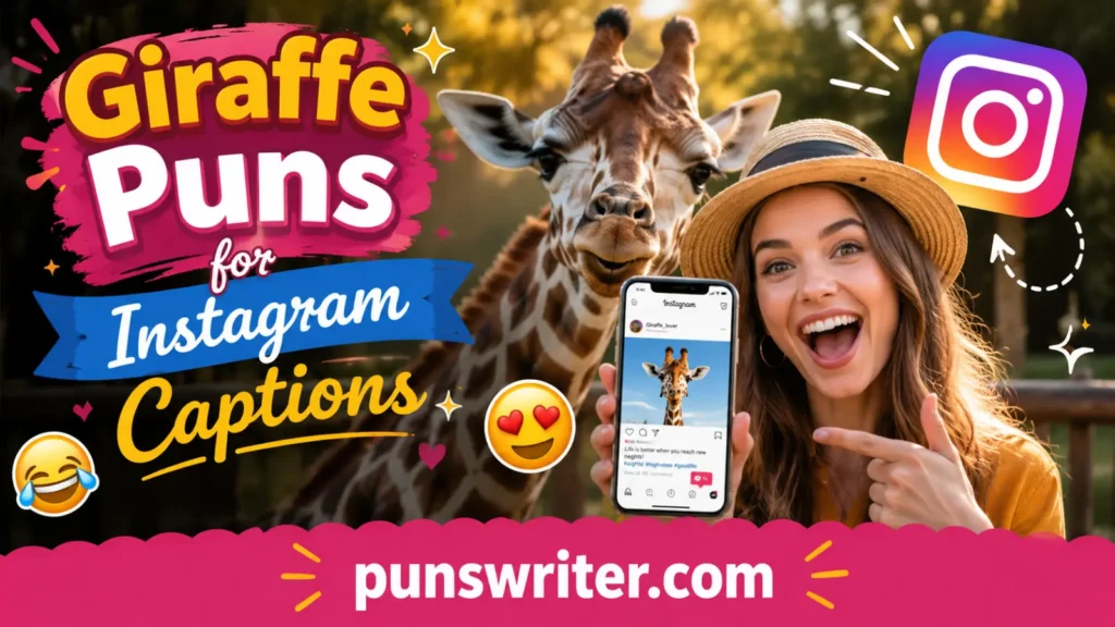 Giraffe Puns for Instagram Captions