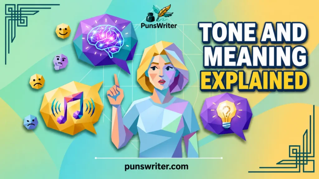 Tone and Meaning Explained