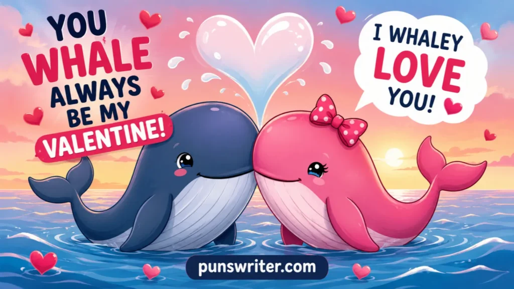 Love and Valentine's Whale Puns