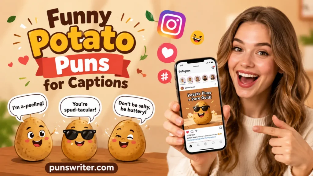 Funny Potato Puns for Captions