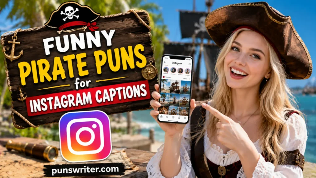 Funny Pirate Puns for Instagram Caption