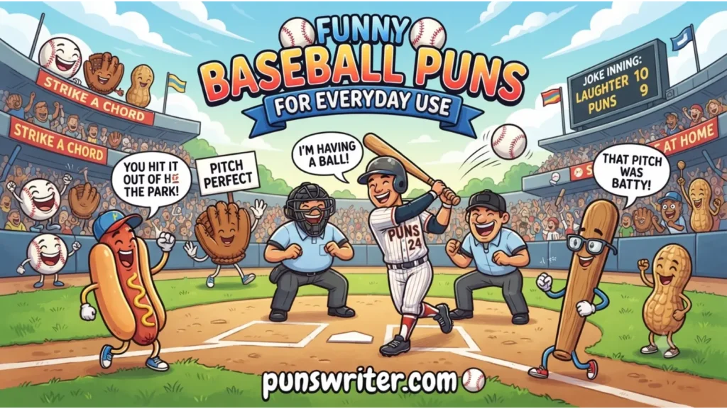 Funny Baseball Puns for Everyday Use