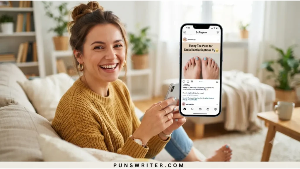 Funny Toe Puns for Social Media Captions