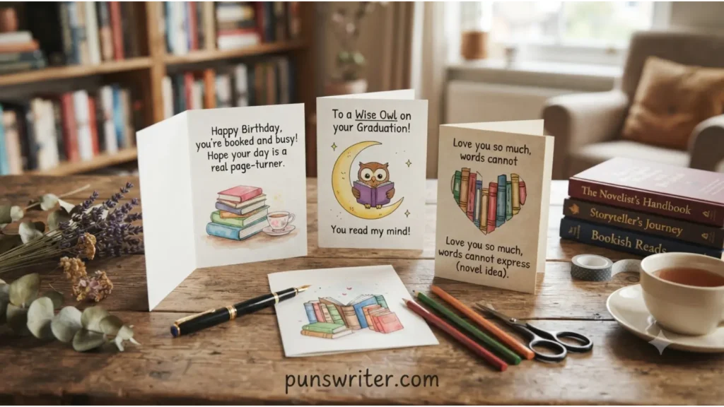 Book Puns for Greeting Cards and Special Occasions