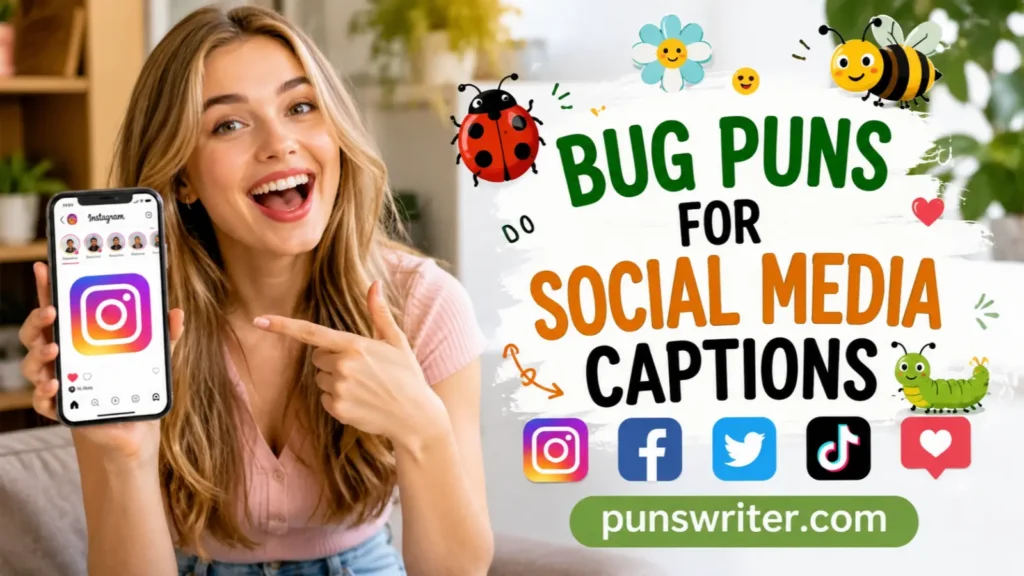 Bug Puns for Social Media Captions
