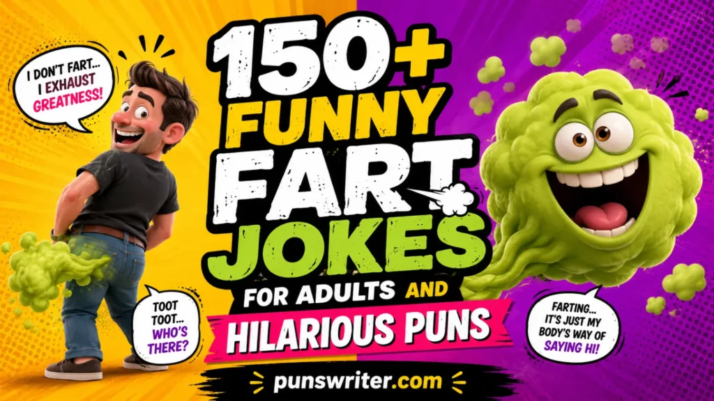 150+ Funny Fart Jokes for Adults and Hilarious Puns