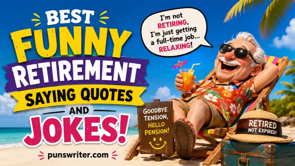 Best Funny Retirement Saying Quotes and Jokes
