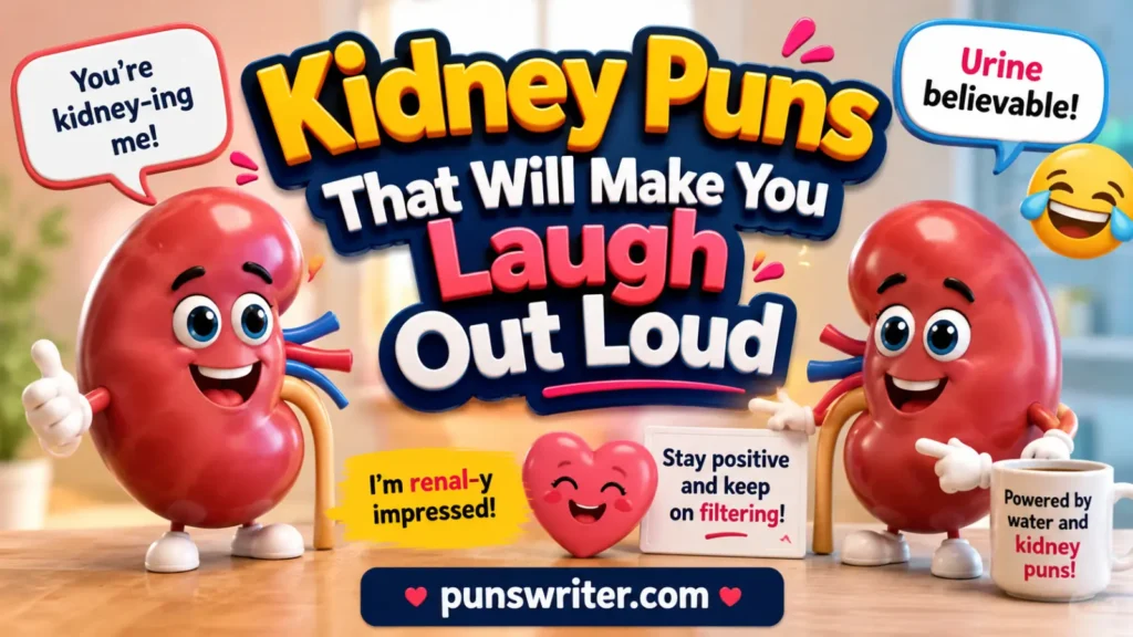 Kidney Puns That Will Make You Laugh Out Loud