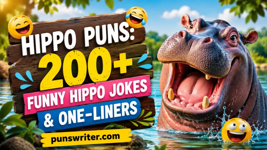 Hippo Puns: 200+ Funny Hippo Jokes & One-Liners