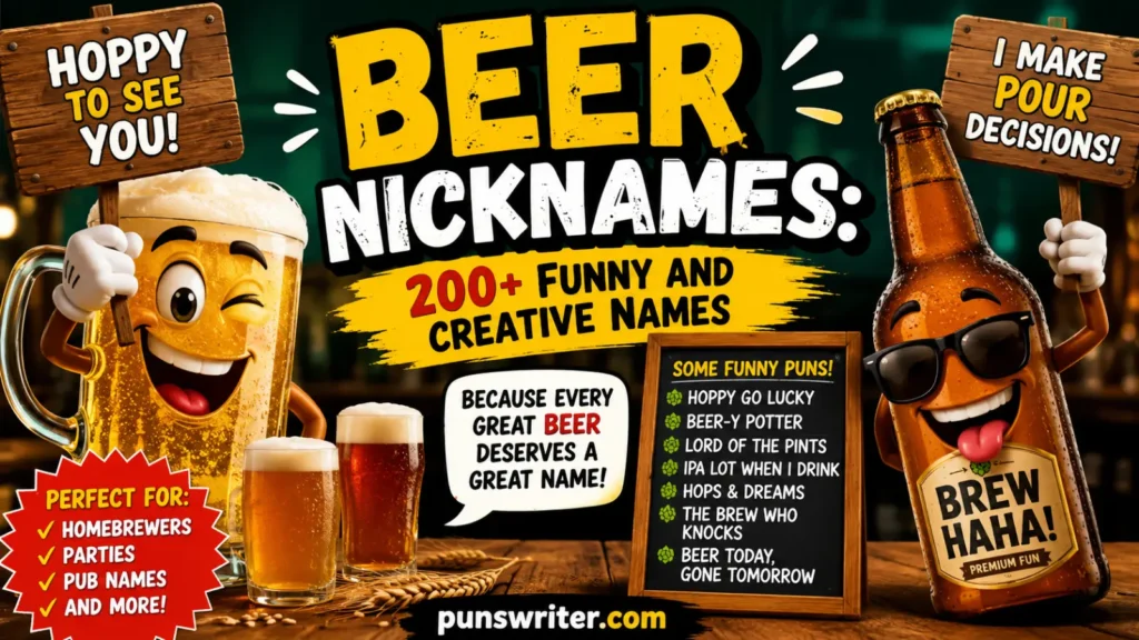 Beer Nicknames
