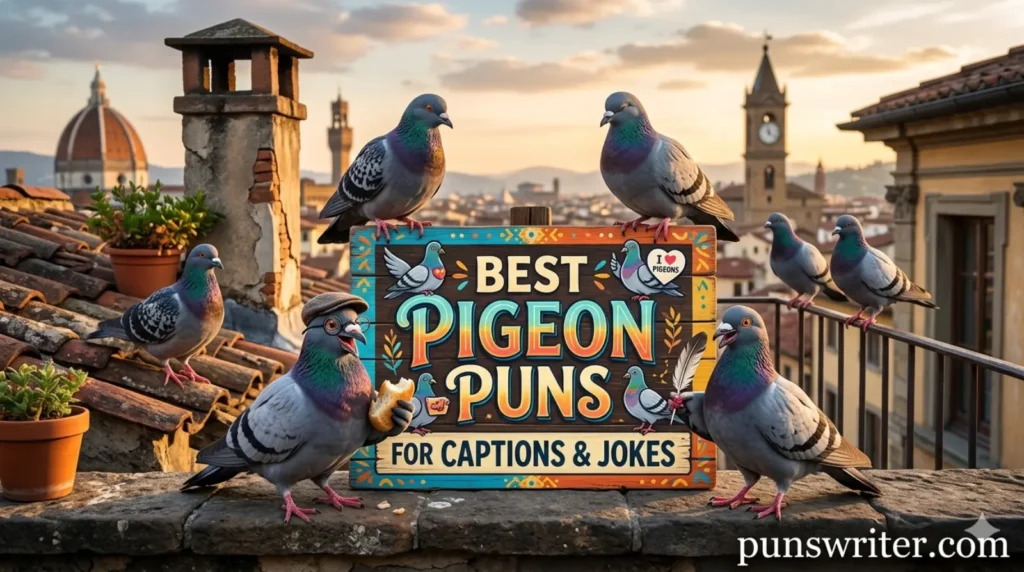 Best Pigeon Puns for Captions and Jokes