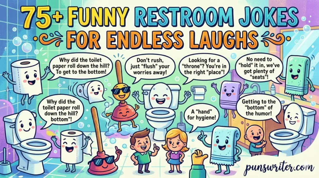 75+ Funny Restroom Jokes for Endless Laughs