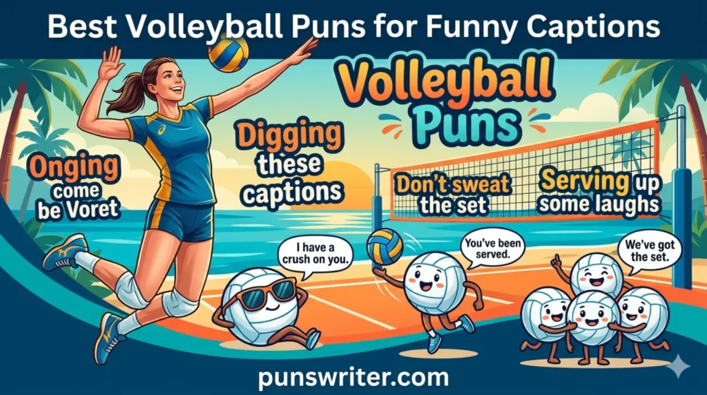 Best Volleyball Puns for Funny Captions