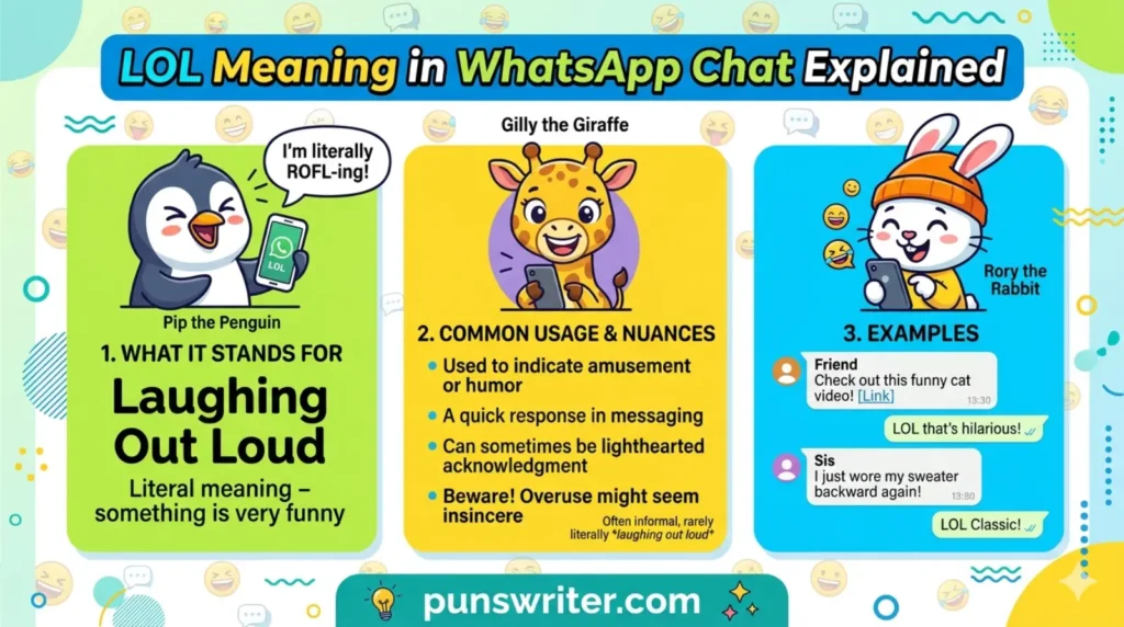 LOL Meaning in WhatsApp Chat Explained