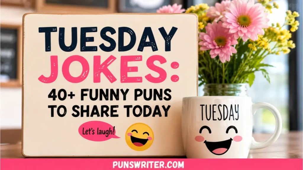 Tuesday Jokes: 40+ Funny Puns to Share Today