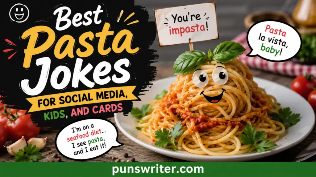 Best Pasta Jokes for Social Media, Kids, and Cards