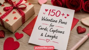 150+ Valentine Puns for Cards, Captions & Laughs