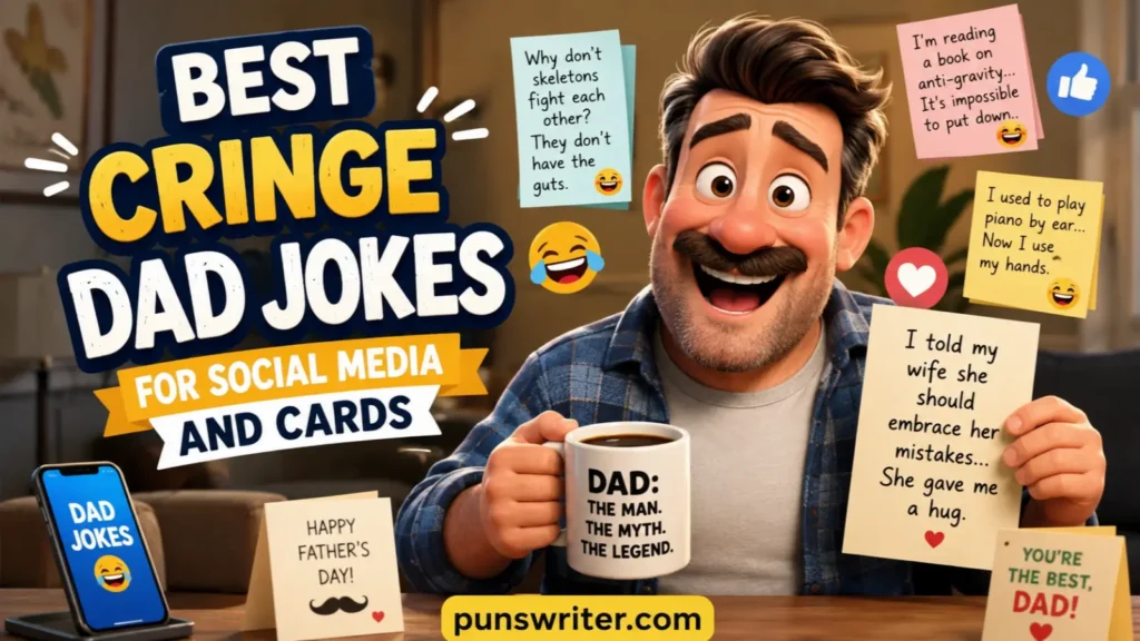 Best Cringe Dad Jokes for Social Media and Cards