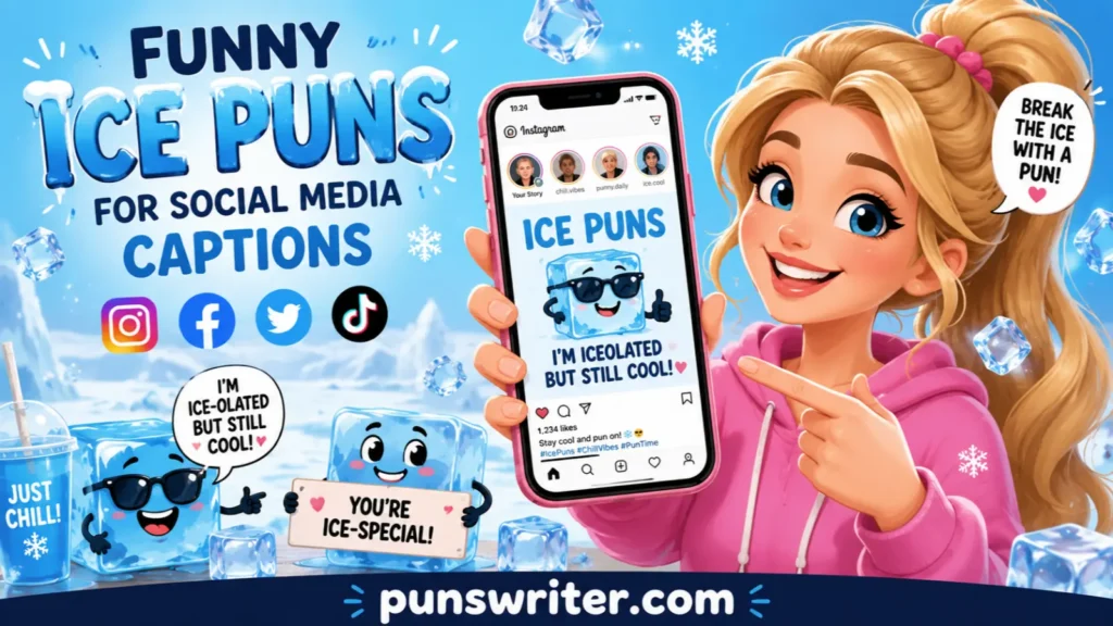Funny Ice Puns for Social Media Captions