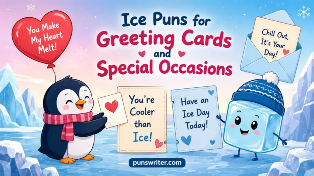 Ice Puns for Greeting Cards and Special Occasions