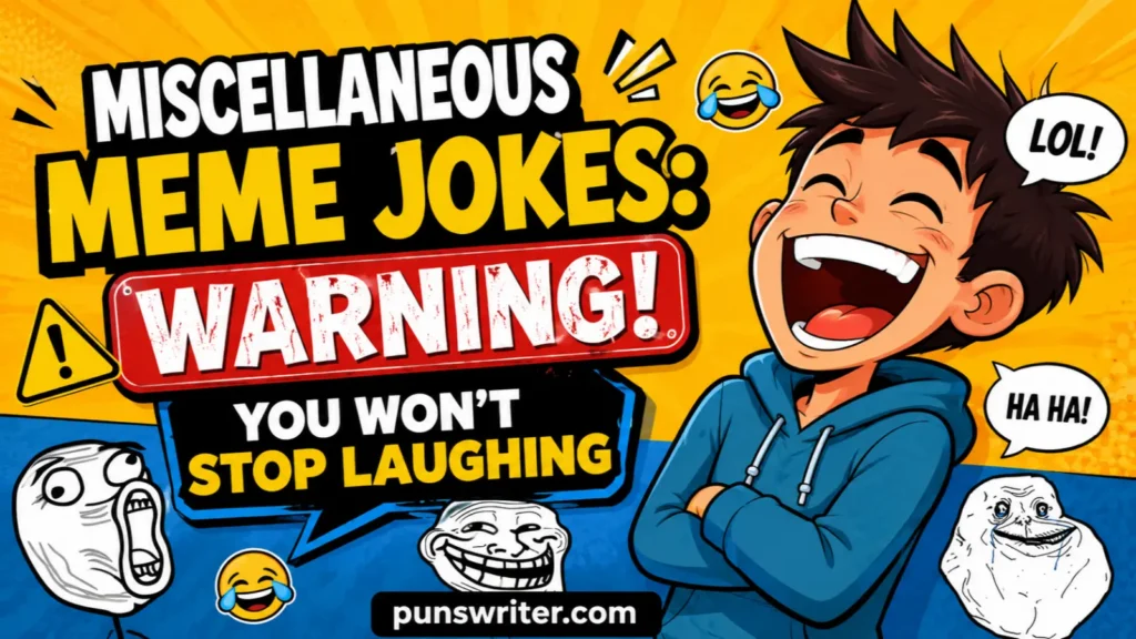 Miscellaneous Meme Jokes: Warning! You Won't Stop Laughing